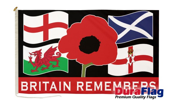 DuraFlag® Britain Remembers Premium Quality Flag